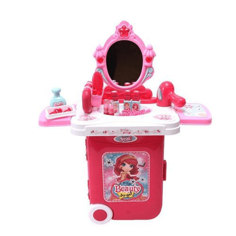 Little Deluxe Beauty Play Set in Luggage Trolley 3 in 1