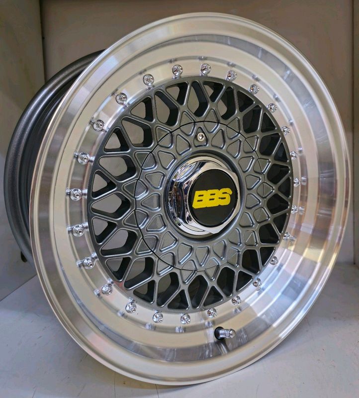 Brand new 15&#34; BBS MAGS (GREY)