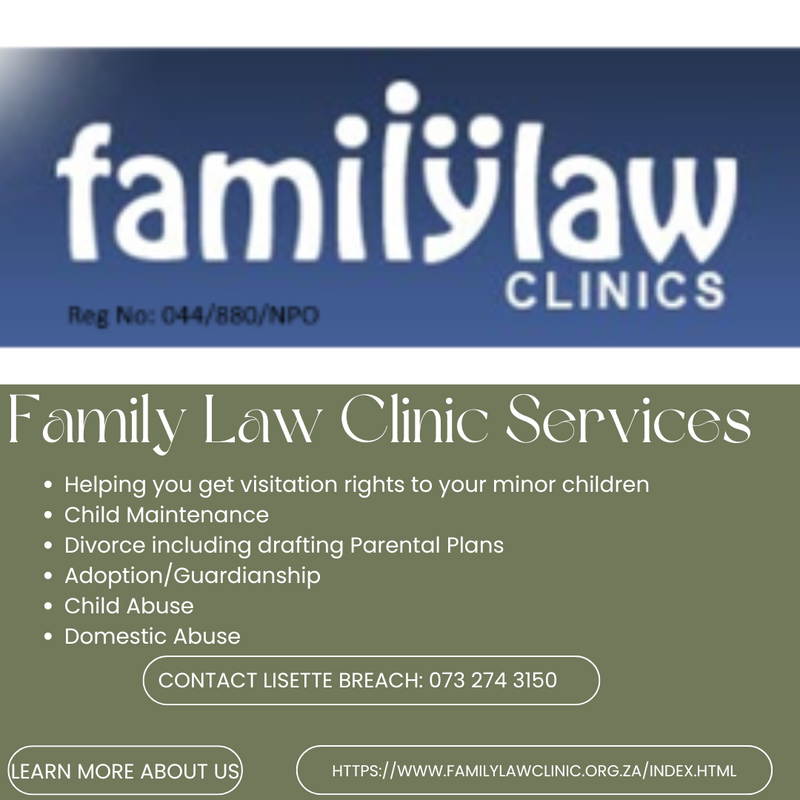 Family Law Clinic offers the services listed below, so contact us now for legal assistance.