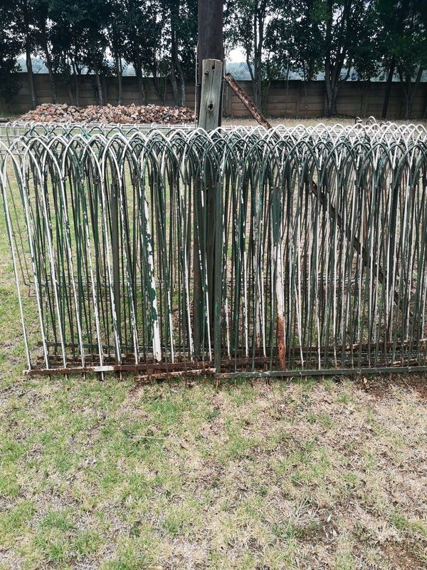 Pool fencing plus uprights