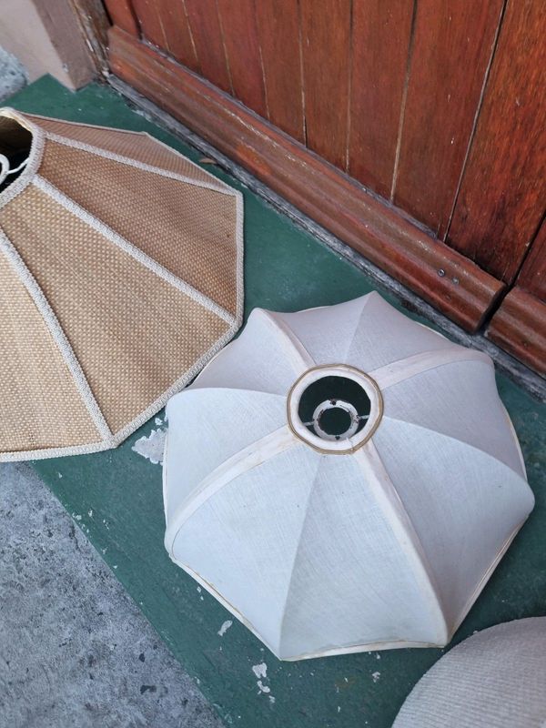 Vintage 4 lamp shades all for R200