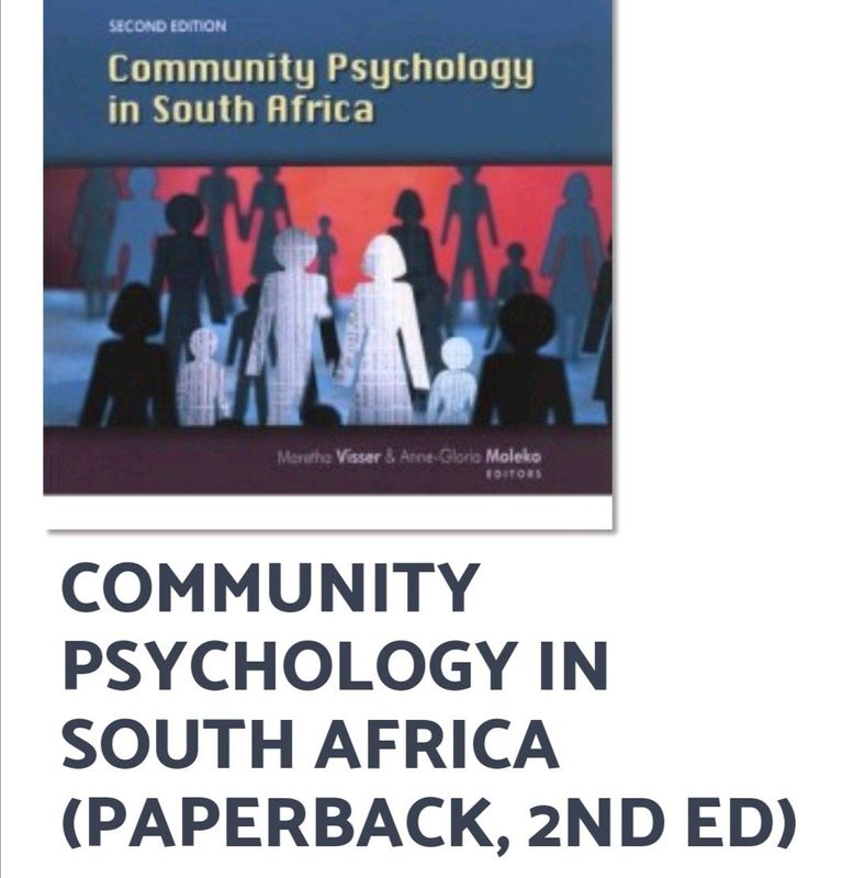 Community Psychology in South Africa Textbook