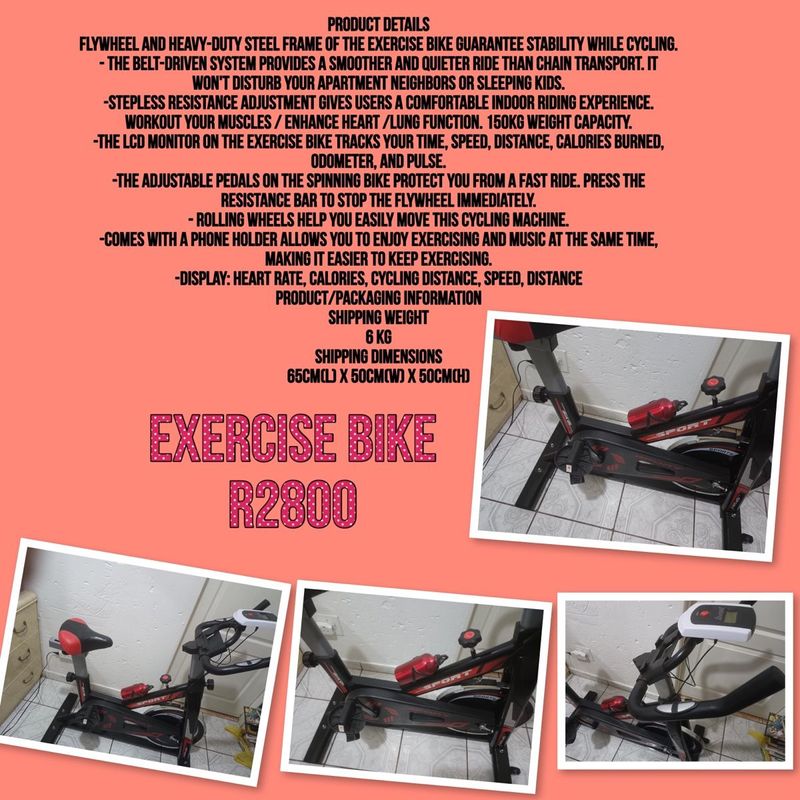 Exercise bike for sale in Lenasia