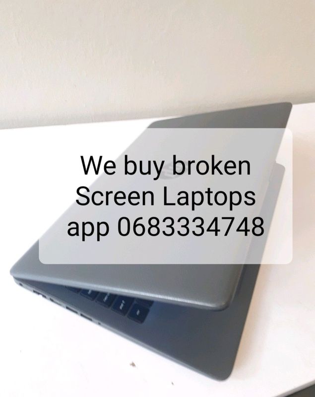 We buy broken Screen laptops