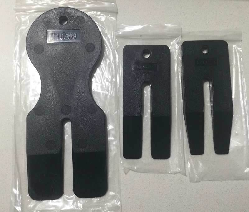 3Pcs Car Door Body Trim Removal Pry Wedge Panel Clip Tool (T10383 T10383/1 T10383/2)