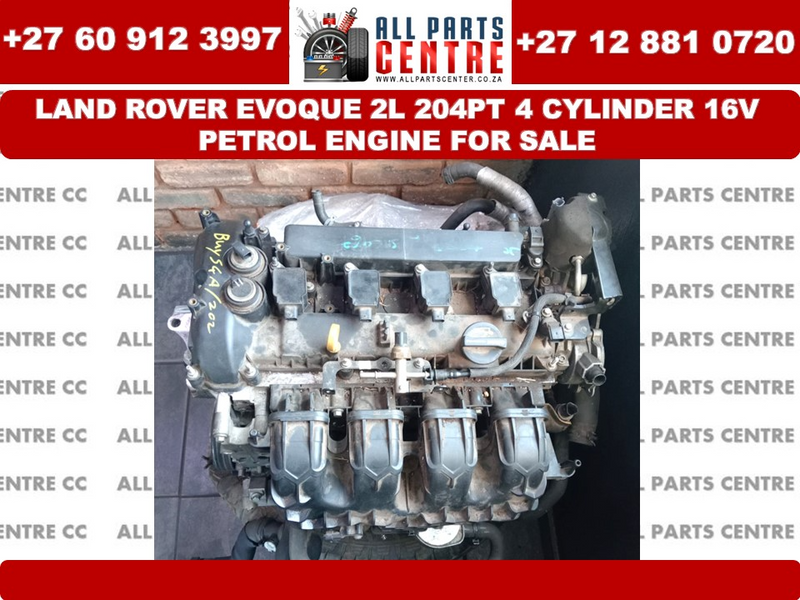 Land Rover Evoque 2.0 204PT 4 cylinder 16v petrol engine used for sale