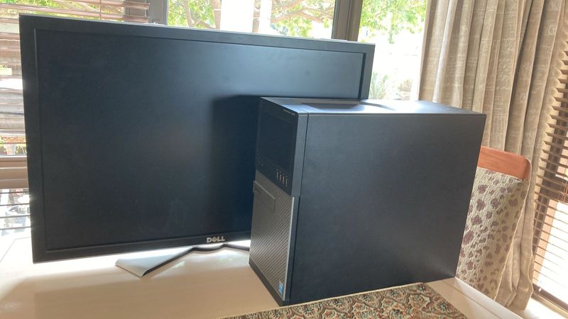 Dell PC with Ultra HD Monitor.