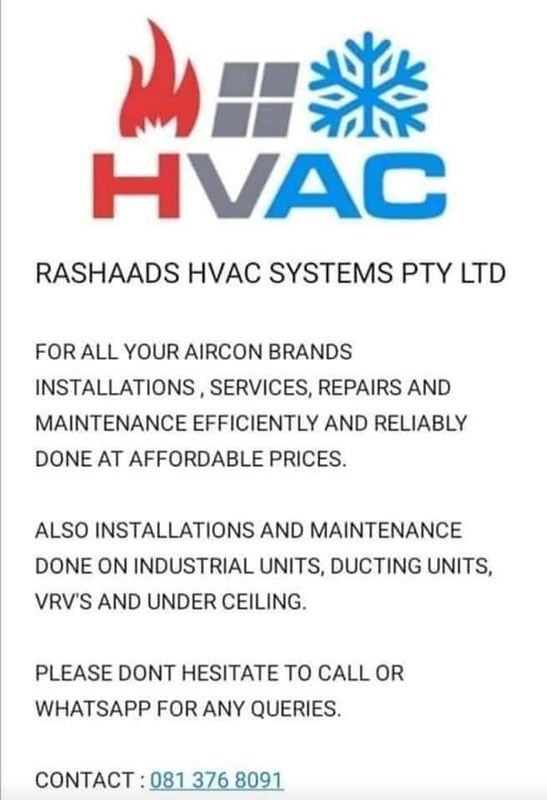 Rashaad’s Hvac Systems