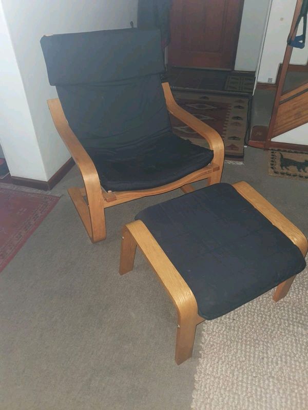 Ikea Chair &amp; Ottoman set