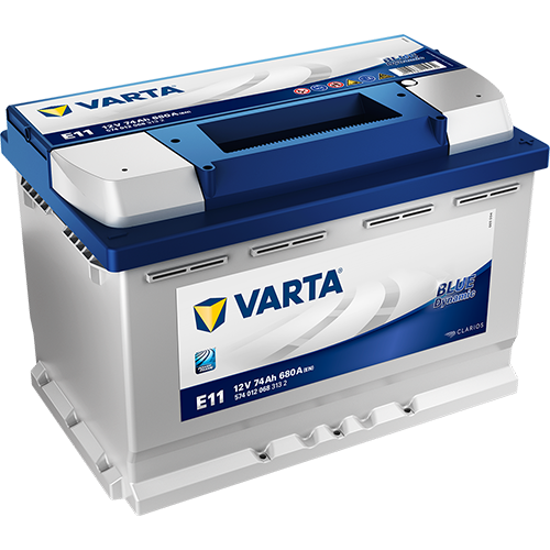 Varta E11/652 12v 74Ah 680cca RHP Car Battery.