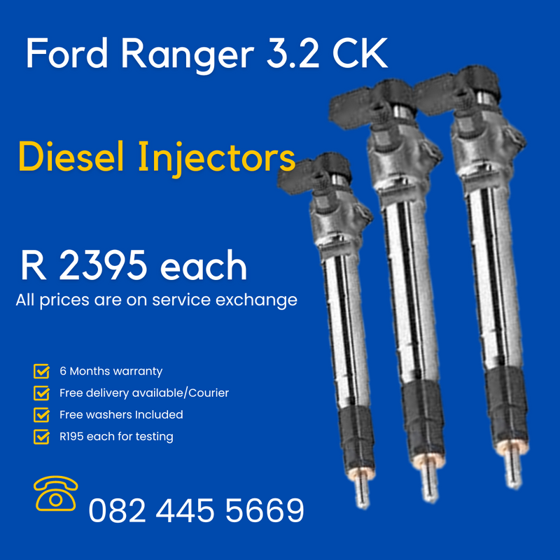 Ford Ranger 3.2 CK Diesel Injectors for sale