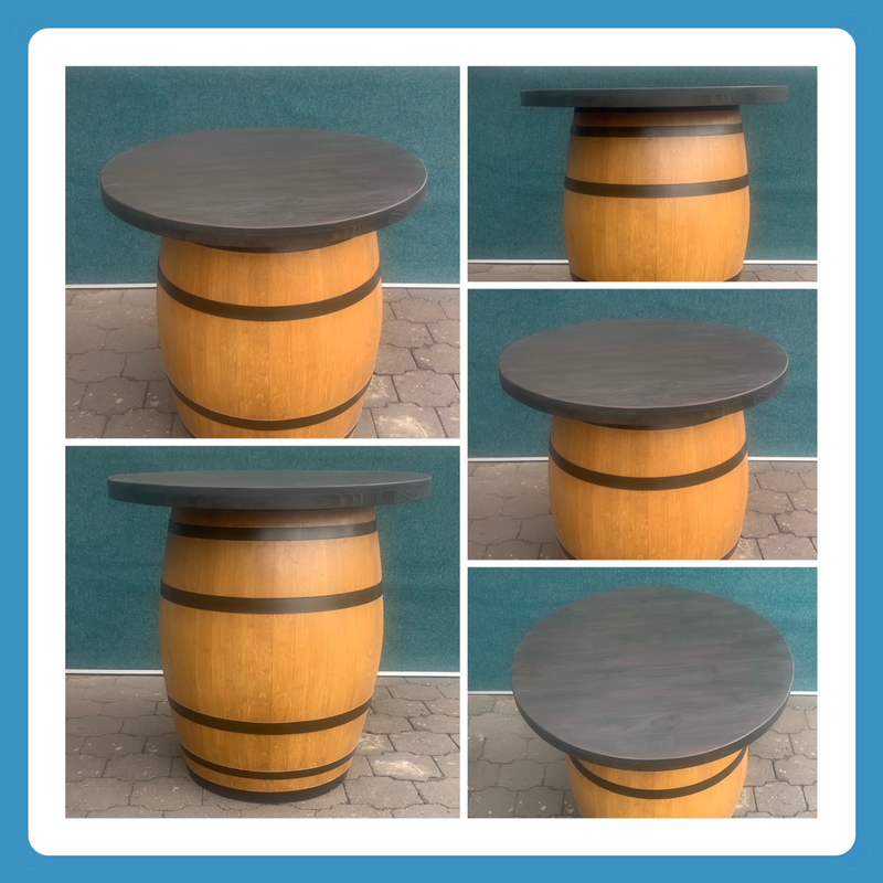 Wine   Barrel with top Cottage series 1100 - Stained