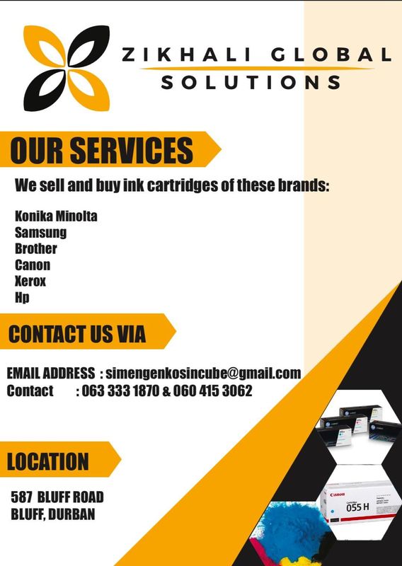 I buy and sell ink and toner cartridges