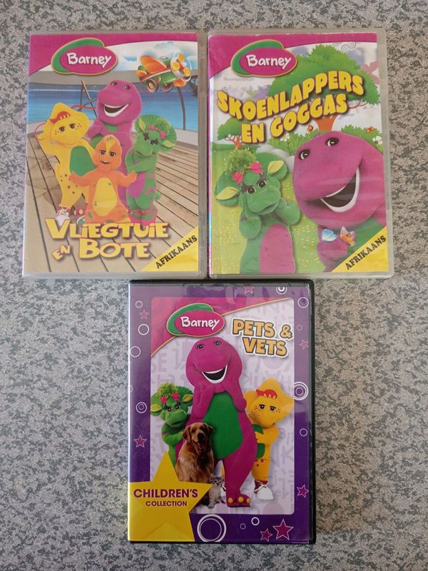 3 Barney DVDs