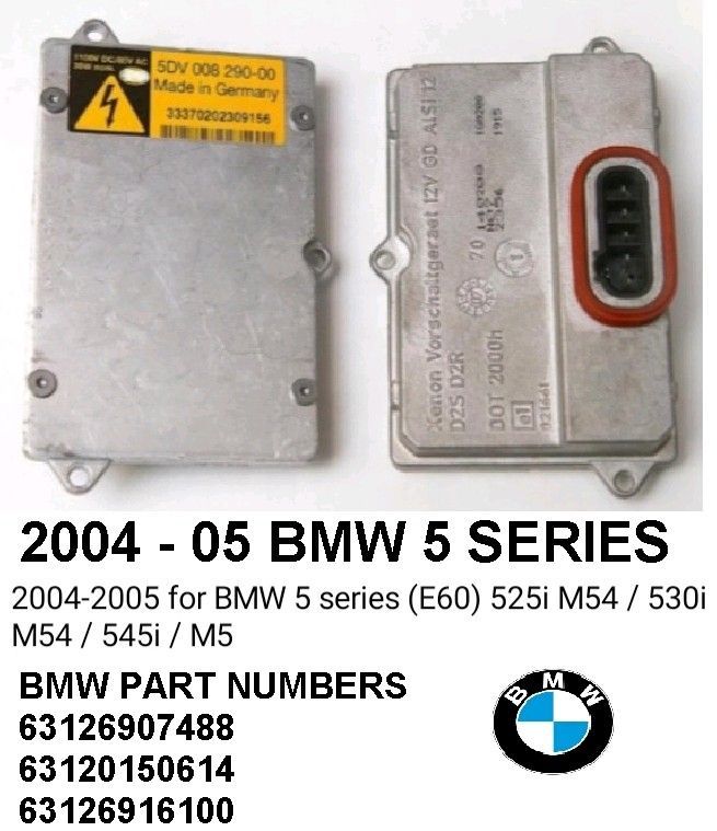 BMW 5 Series E60 Xenon headlight ballast module