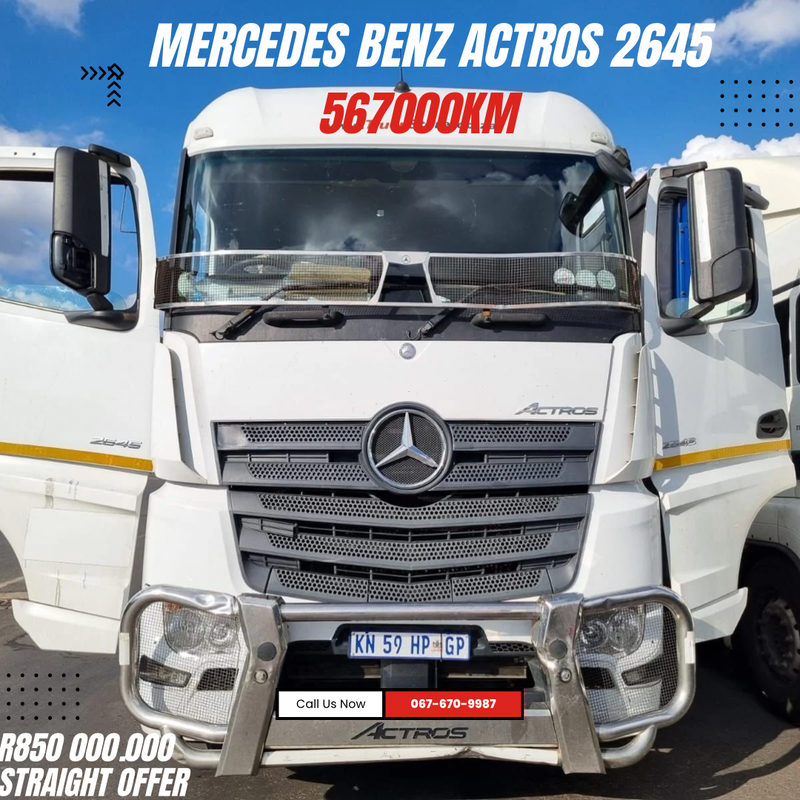 Save big when you buy this 2018 - Mercedes Benz Actros 2645