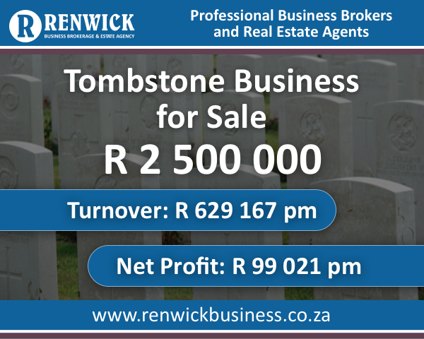 Business for Sale: Tombstone Manufacturing