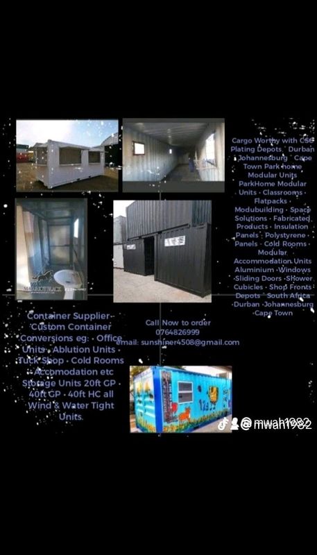 Container conversion and supplier