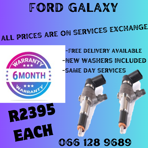 FORD GALAXY DIESEL INJECTORS FOR SALE ON EXCHANGE OR TO RECON YOUR OWN