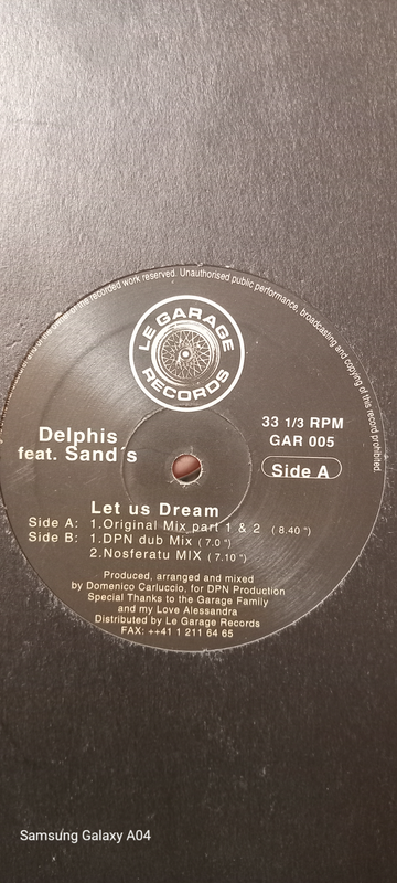Rare record.Delphis - Let Us Dream.