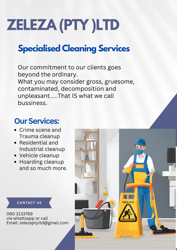 Specialised cleaning services