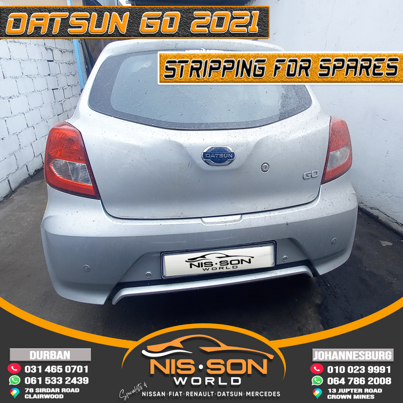 DATSUN GO 2021 STRIPPING FOR SPARES