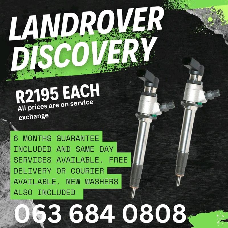 LANDROVER DISCOVERY TDV6 DIESEL INJECTORS FOR SALE WITH WARRANTY