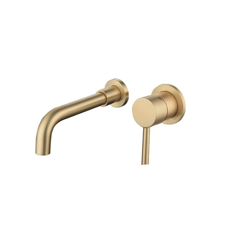 Brushed Gold Wall Mounted Mixer