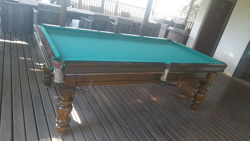 Covering and repairing of snooker tables