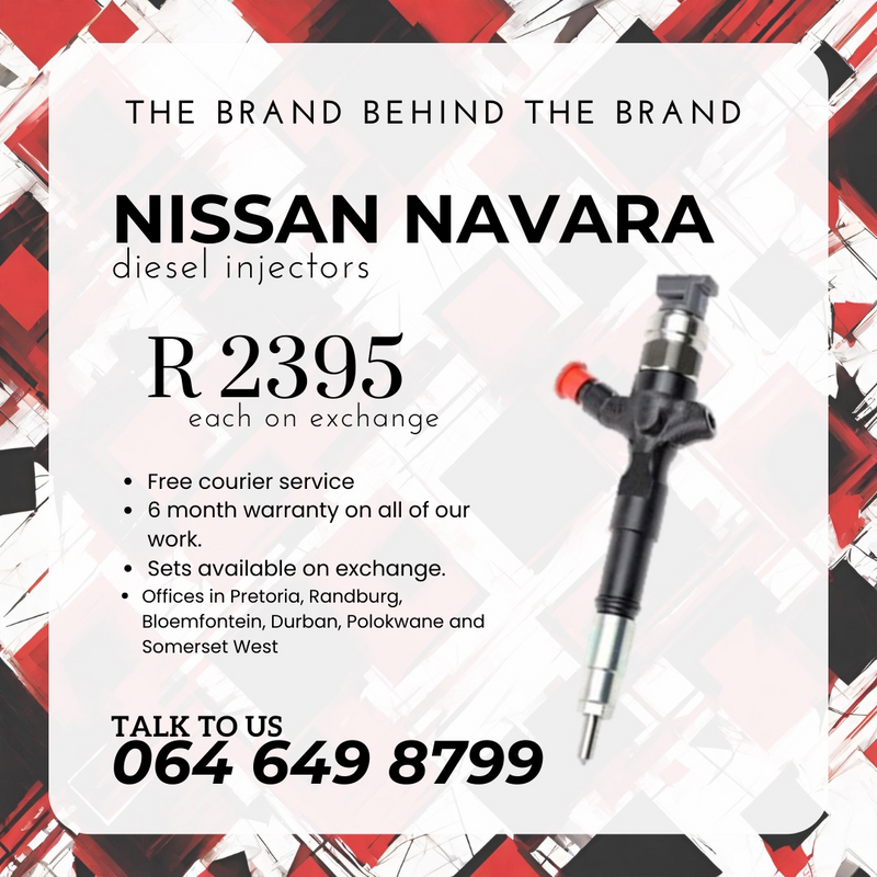 Nissan Navara diesel injectors for sale on exchange