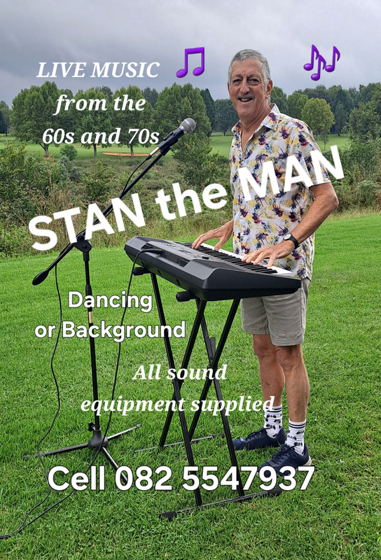 LIVE MUSIC with STAN the MAN . .Music from the 60s and 70s .  Keyboard and Vocals . .