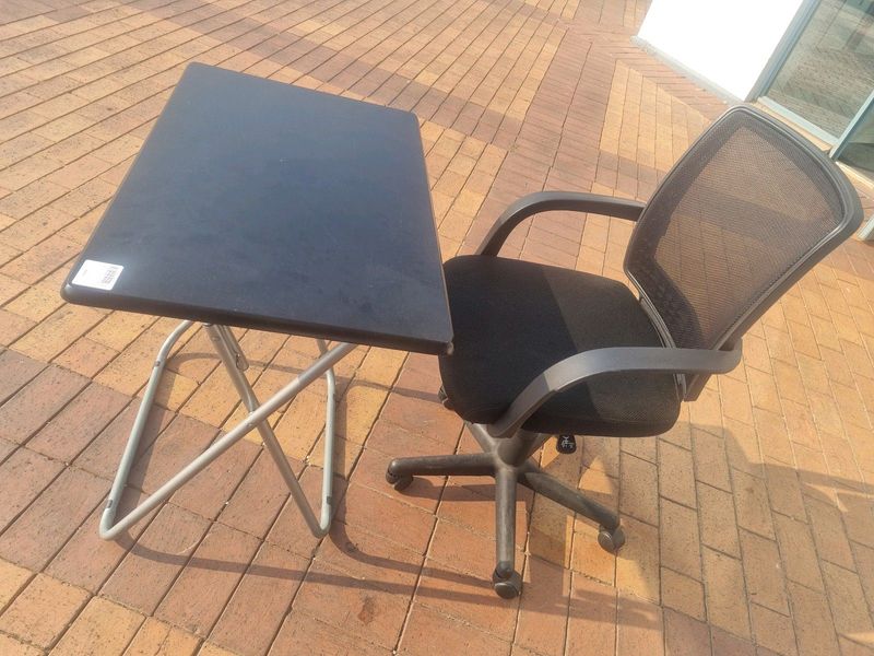 OFFICE CHAIR AND DESK