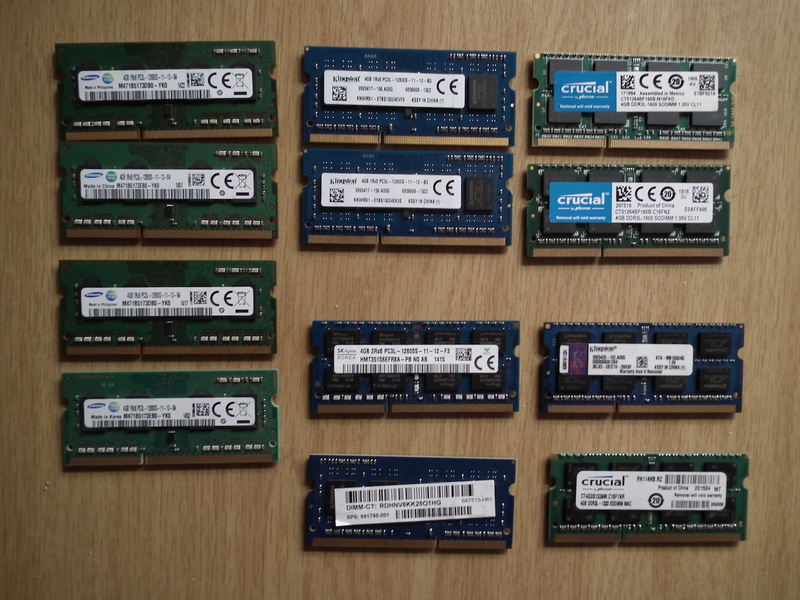 2GB and 4GB DDR3 and DDR3L SDRAM modules for MacBook Pro/Air/iMac/Mac Mini/laptop