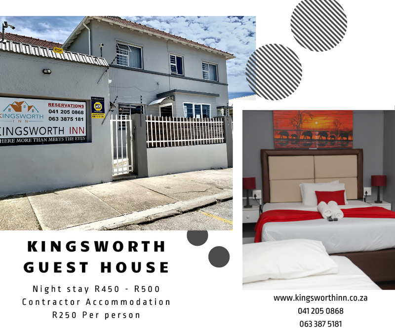 Accommodation for Contractors - Port Elizabeth
