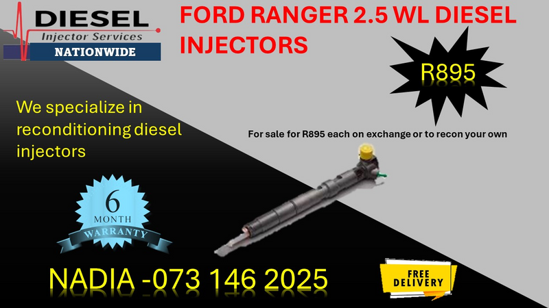 Ford Ranger 2.5 WL diesel injectors.