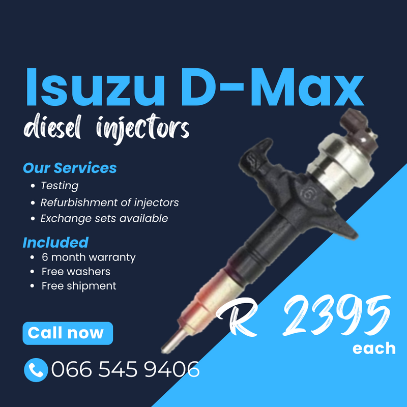 Isuzu KB250 Dmax diesel injectors for sale on exchange