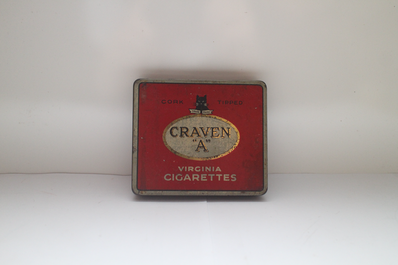 Antique CRAVEN A Cigarettes Tin - For Sale - (Ref. G360) - Price R100