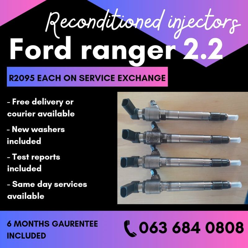 FORD RANGER 2.2 DIESEL INJECTORS FOR SALE WITH WARRANTY ON