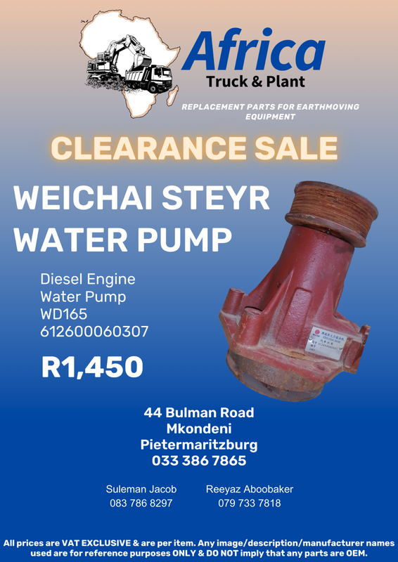 WD165 Water Pump