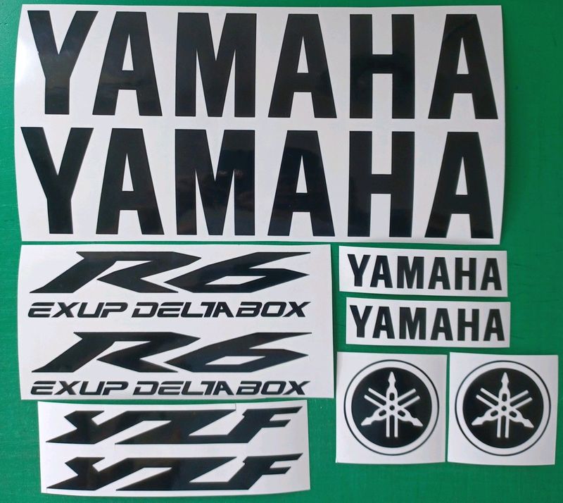 2008 Yamaha YZF R6 decals stickers kits