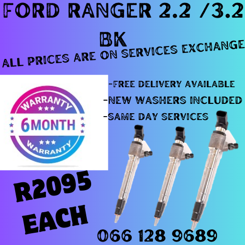 FORD RANGER 2.2 &amp; 3.2 BK DIESEL INJECTORS FOR SALE ON EXCHANGE OR TO RECON YOUR OWN
