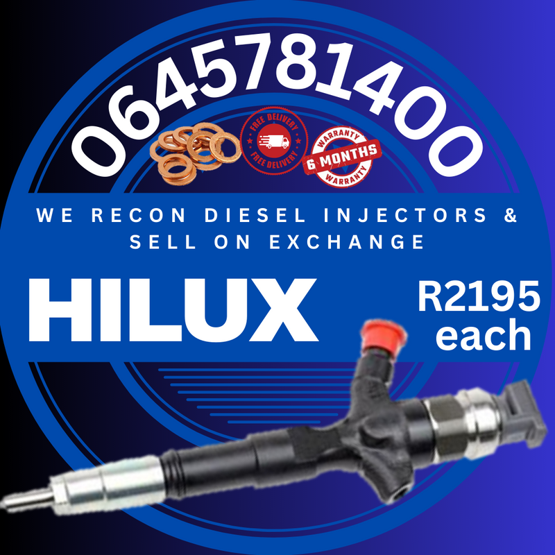 Toyota Hilux Diesel Injectors for sale