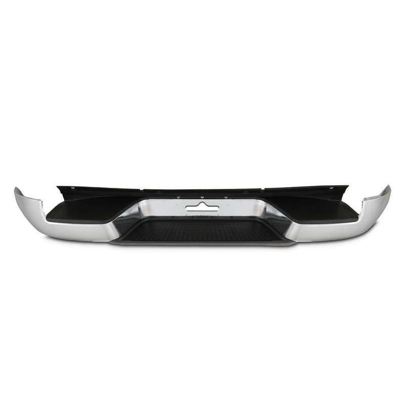 2011 - 2020 VW Amarok Replacement Rear Bumper Chrome with PCD Holes