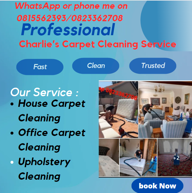 Carpet and upholstery cleaning