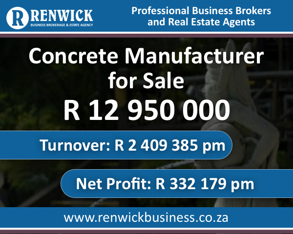 Business for Sale: Concrete Product Manufacturer
