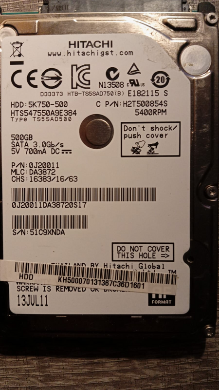 500 GB Laptop Hard Drives