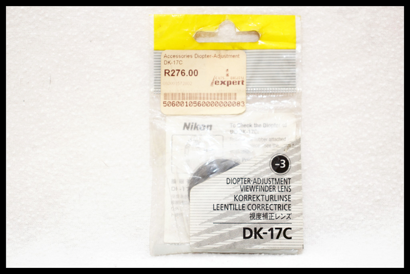 Nikon DK-17C Diopter Adjustment Viewfinder Lens (-3)