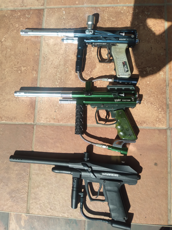 Paintball guns and accessories for sale