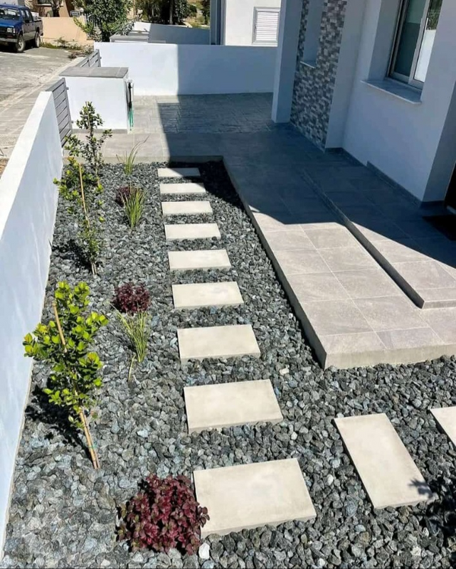 BEST OUTDOOR RENOVATIONS#13MM AND 19MM BROWN AND GREY DECORATIVE PEBBLE STONES#SUPPLY AND INSTALL.