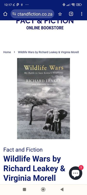 Wildlife wars by Leakey